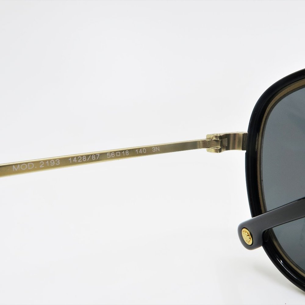 VERSACE MOD 2193 1428/87 Unisex Aviator Black/Gold - Picture 3 of 7